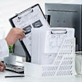 Miniatyrbillede 2 af 5: A4 Clipboard Vandtæt Fil Organizer Kontor Skriveplade Til Studerende Lærer