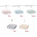 Miniatyrbild 2 av 2: Sock Drying Rack, Plastic Laundry Drying Rack med 30 vindtäta krokar, Modern Style Folding Hanger, för strumpor, underkläder, skoinlägg, etc-