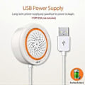 Miniatyrbillede 3 af 3: 3 I 1 Hub Temperatur Fugtighedssensor Sirene Alarm APP Kontrol Sensitiv Gateway