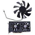 Miniatyrbillede 2 af 5: T129215SU RX 570 470D GPU Køler Grafikkort Blæser til Sapphire Radeon ITX Grafik