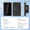 Miniatyrbillede 1 af 5: Tuya Zigbee Smart Switch Home Magnetisk Relæ Væg Touch Switch Fjernbetjening Stemmestyring Timer Wifi Switch