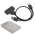 Pikkukuva 4 / 4: Kaksois-USB-sovitin, kiintolevysovitinkaapeli, kiintolevysovitinkaapeli, Plugin SATA -sovitinkaapeli, ammattimaisesti valmistettu
