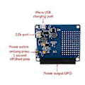 Pikkukuva 4 / 5: UPS HAT -levy + 2500mAh litiumakku Raspberry Pi 3 Model B / Pi 2B / B+ / A+ -levymoduulille
