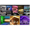 Miniatyrbild 5 av 5: LED-lampor för TV PC Spelskärm TV LED Bakgrundsbelysning Fjärrkontroll Färger Ändra LED-ljusremsa USB-driven TV-belysning RGB Flerfärgade Ljusremsor