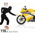 Miniatyrbillede 2 af 5: Motorcykel Anti-tyveri Alarm Disk Blokering Scooter Disk Lås med 110dB Alarm, 2 Nøgler, 1,5m Anti-tyveri Kabel, 1 Pose Alarm Disk Blokering til Motorcykel/B