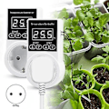 Miniatyrbillede 2 af 5: 2 stk. Termostatstik med sensor, digital temperaturregulatorstik, vandtæt temperatur S