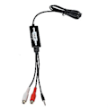 Miniatyrbillede 4 af 5: USB 3.5mm O Capture Grabber Rediger O Kabel Til Digital Til Optagelse Til CD/MP3 Konverter