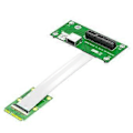 Miniatyrbillede 1 af 5: Mini PCI-E til PCI-E X4 Forlængerkabel Riserkabel med Højhastigheds FPC-kabel med Magnetisk Pude, B