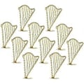 Miniatyrbilde 1 av 5: Miniatyrharpe, Miniatyr Musikkinstrument Modell, Mini Harpe Modell Anheng for Musikkfest Hjemmeinnredning