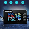 Miniatyrbilde 5 av 5: Digitalt Display Strøm Voltmeter 50-300v Ac Wattmeter Funct Elektrisk Måler Detektor