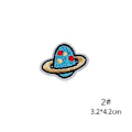 Miniatyrbillede 3 af 3: 26 stk./sæt Broderi Mærker Ydre Rum Planet Mønster Sy På Mærker Stryge Mærker