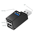 Miniatyrbild 1 av 5: Usb 3.0 3-port Hub (2 Usb 2.0 + Usb 3.0), Datahubb för och datorer och andra Usb 3.0-kompatibla enheter