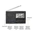 Miniatyrbilde 3 av 5: DIY Radio Kit FM Radio Modul 76-108mhz Trådløs Mottaker LCD Skjerm 3v Elektronisk Lodding