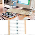 Miniatyrbild 4 av 4: 10-1M Ohm 1/4w Resistans 1% Tolerans Metallfilm Resistor Sortimentskit