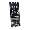 Pikkukuva 3 / 5: M2 SSD -sovitin M.2 SATA Ngff SSD - SATA + M2 NVME SSD - SFF-8654 -muunnin SATA - M2 -laajennuskortti
