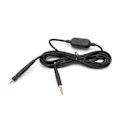 Miniatyrbilde 3 av 5: Hodetelefonkabel med volumkontroll og mikrofon dempefunksjon for SteelSeries PC373D GSP350 GSP500 GSP600