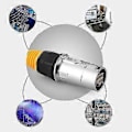 Miniatyrbilde 2 av 5: IP67 Nettverk RJ45 Vanntette Kontakter / Ethernet RJ45 Vanntett