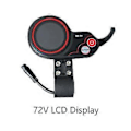 Pikkukuva 2 / 5: Qs-s4 72v Peukalokaasu LCD-näyttömittari + kytkinpainike vain Zero 11x sähköpotkulaudalle 6pin Di
