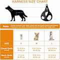Miniatyrbillede 5 af 5: Trin-i sele til hund med velcrolukning til små og mellemstore hunde Justerbar åndbar reflekterende sikkerhedssele Brystsele til gåture,