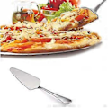 Miniatyrbilde 4 av 5: 2 Stykker Kakespade, pizzaspade, taggete kant rustfritt stål kakeserver bakestekespader (4-d-1)