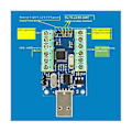 Miniatyrbild 2 av 5: Stm32f103c8t6 USB-gränssnitt 10 Chl 12bitars AD-samplingsdatainsamling Stm32 Uart-kommunikation