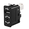 Miniatyrbilde 1 av 5: Bil USB Aux In Plugg Ekstra Inngang Socket Adapter For E81 E87 E90 F10 F12 E70 X4 X5 X6