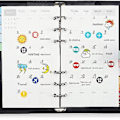 Miniatyrbillede 4 af 5: A6 Budget Binder med lynlåskuverter, kontantkuverter til budgettering, My Izer Plr For