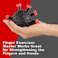 Miniatyrbild 3 av 5: Finr Hand Er Grepp, justerbar Ance Hand Gripper Tränare Er,b