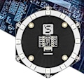 Miniatyrbild 4 av 5: Mic6 Mikrofonuppsättning Ljudkälllokalisering Spårningsmodul Expansionskort Msm261s4030h0 Ai Med 12 Sk9822 Led