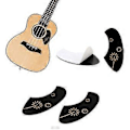 Miniatyrbilde 2 av 5: 2 stk. Universelle Ukulele Selvklebende Tynne Plekterbrett Anti-Ripe Beskyttelsesplate