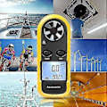 Miniatyrbillede 3 af 5: Digitalt Anemometer, Vindhastighedsmåler, Luftstrømshastighed Temperaturmåling Vindafkøling Med Termo