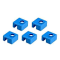 Miniatyrbild 1 av 5: Äkta Tålig för Ender 3 CR10 10S Varm Ände Värmeblock Strumpor Extruder Munstycke Skydd Silikonskydd (5-pack)
