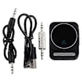 Miniatyrbillede 1 af 5: Bluetooth 5.3 AUX Biladapter Bluetooth Audio Receiver Støjreducerende Bil Musikadapter Indbyggede Mikrofoner Håndfri Sort
