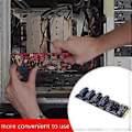 Pikkukuva 2 / 5: M.2 KEY-M NVME PCI-E - 4 Port SATA3.0 Laajennus Kovalevy HDD SSD Adapteri Lisäkortit Ajurivapaa JMB582