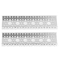 Pikkukuva 1 / 4: 2 kpl U-kanava alumiini 48x12mm Heavy Duty 3-sivuinen palkkitarvikeosa Robot3121-0006-0168