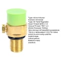 Miniatyrbillede 5 af 5: M18x1.5 Gevind Tank Maker Ventil Adapter Co2 Pin Udskiftning 150bar Tr21x4 Tank Ventil Adapter