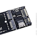 Pikkukuva 4 / 5: M2 SSD -sovitin M.2 SATA Ngff SSD - SATA + M2 NVME SSD - SFF-8654 -muunnin SATA - M2 -laajennuskortti