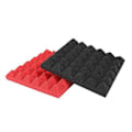 Miniatyrbillede 4 af 5: Kul Acoic Skumfliser Lydisolerende Skumpaneler Studio Lydisolering 2 X 10 X 10 Tommer(+