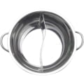 Miniatyrbillede 4 af 5: 28cm Hot Pot Dobbelt Opdelt Rustfrit Stål 28cm Kogegrej Hot Pot Reglee Suppe Kompatible Lagergryder Hjem Køkken