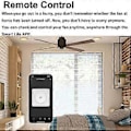 Miniatyrbilde 4 av 5: Smart Wifi Viftebryter 5 Hastighetskontroll EU Takvifte Rotary/Knapp Brytere Tuya Fjernkontroll for Alexa Home(Svart)
