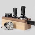 Miniatyrbild 4 av 5: 51mm Kaffetamper Justerbar Konstant Kraft Pulvertamper Espresso Gängtamper Pulverpresshammare med Skala