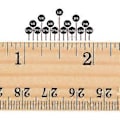 Miniatyrbillede 3 af 5: 12 stk. Studenter Trælinealer Kontor Målelineal 2 Skalaer (12\" og 30 cm) (4-d-1)