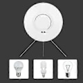 Miniatyrbillede 2 af 4: 360 Lavspændings Mikrobølge Radar Sensor Lys Bevægelsesdetektor Switch DC 12-24v