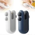 Miniatyrbillede 2 af 5: Mini Poseforsegler, 2-i-1 USB-opladningsforsegler, Bærbar Håndholdt Genopladelig Vakuum Madforsegler, Poseforsegler
