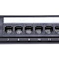 Miniatyrbilde 4 av 5: Utp 24 Port Rj45 Patch Panel Rack Kabelmontert Brakett Koblingsrack Verktøy Etet Lan Netwo