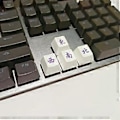 Miniatyrbild 2 av 5: 4 st PBT för tangentbordssublimering Mekaniska tangentbordstangenter Sparrow Mahjong Skuggande Ljus Tangentbordssats Profil R4