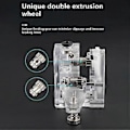 Miniatyrbilde 4 av 5: 2 Sett Oppgradering 3D-skriver MK8 Drivgir Ekstruderingshjul Drivgir Ekstruder Doble Gir for Prusa i3