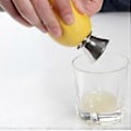 Miniatyrbillede 4 af 5: Juicer i rustfrit stål med tud, manuel presse, citronpresser