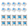 Miniatyrbilde 1 av 5: 10 stk. 3-pinners mekanisk tastatur blå bryter for Cherry MX tastatur tester kit 60g kraft PCB-montert