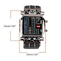 Miniatyrbild 3 av 5: Utsökt Elektronisk Klocka Alla Hjärtans Dag Present till Pojkvän Binär LED-Klocka